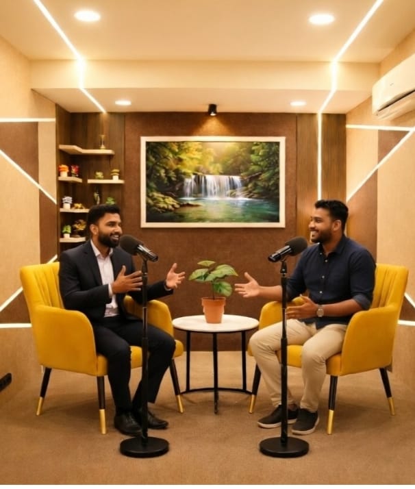 Indian cinematographer in production studio